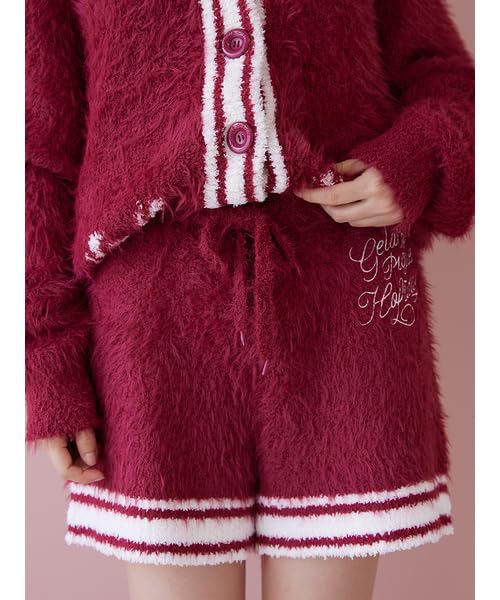 Gelato Pique HOLIDAY Feather Shorts PWNP245362 White Women's