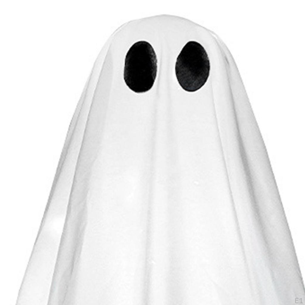 Lighted White Cloth s Decorative Figurine, Halloween Decorations, Spooky with Lights 15x15x50.8cm