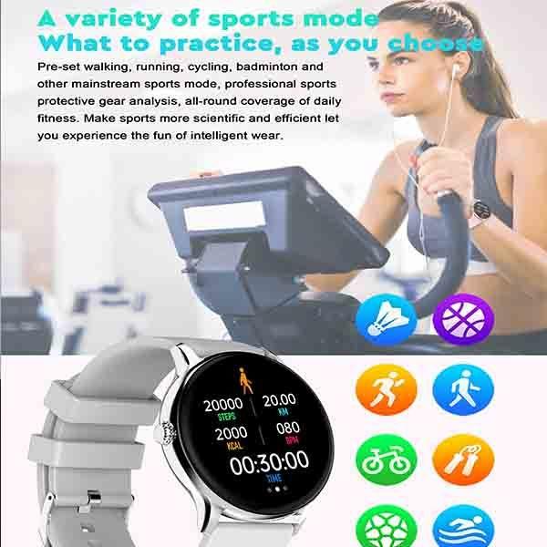 NORTH EDGE NL12 Cvičebné stopky Monitorování krevního tlaku Ovládání hudby Hodinky s dotykovou obrazovkou a měřením srdeční frekvence v reálném čase