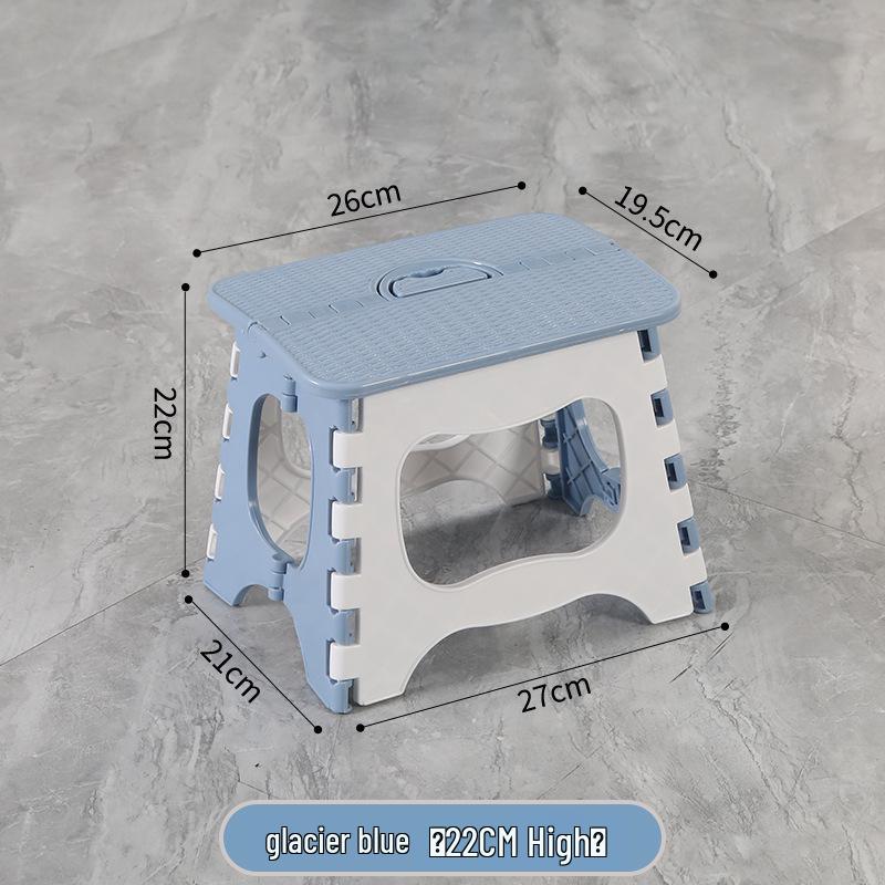 Foldable Thickened Multi-Use Stool: Fishing, Outdoor, Dining, Plastic/High/Low