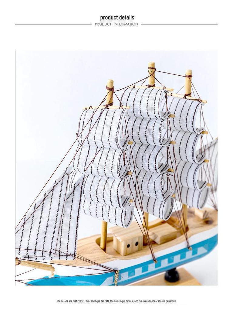 Sailboat Ornament: Creative Home Décor for Living Room, Wine Cabinet, Graduation Gift, or Office Desktop