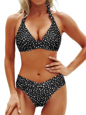 2025 European & American Women's Split Swimsuit Bikini