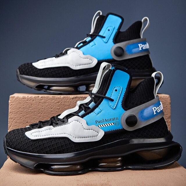 Men Sneakers  New Breathable Mesh Casual Shoes High Quality Cushioning Socks Shoes Outdoor Walking All -Match Male Sneakers