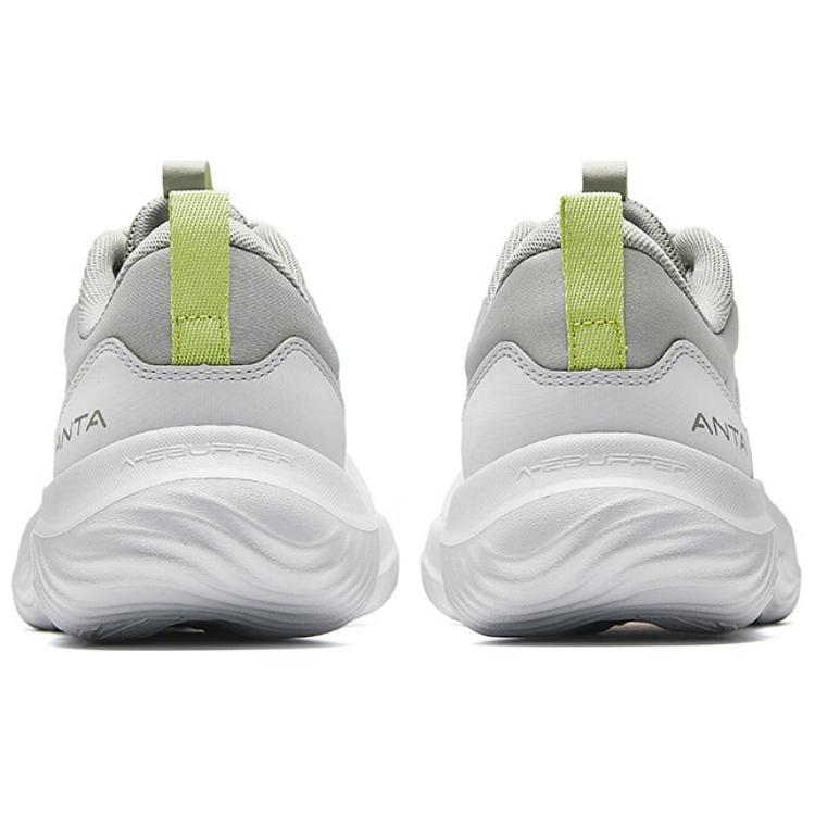 Anta Shunxing Lite Comfortable Trendy Shock Absorbing Wear Resistant Low Top Casual Running Shoes Men sneaker Gray 112527712-2