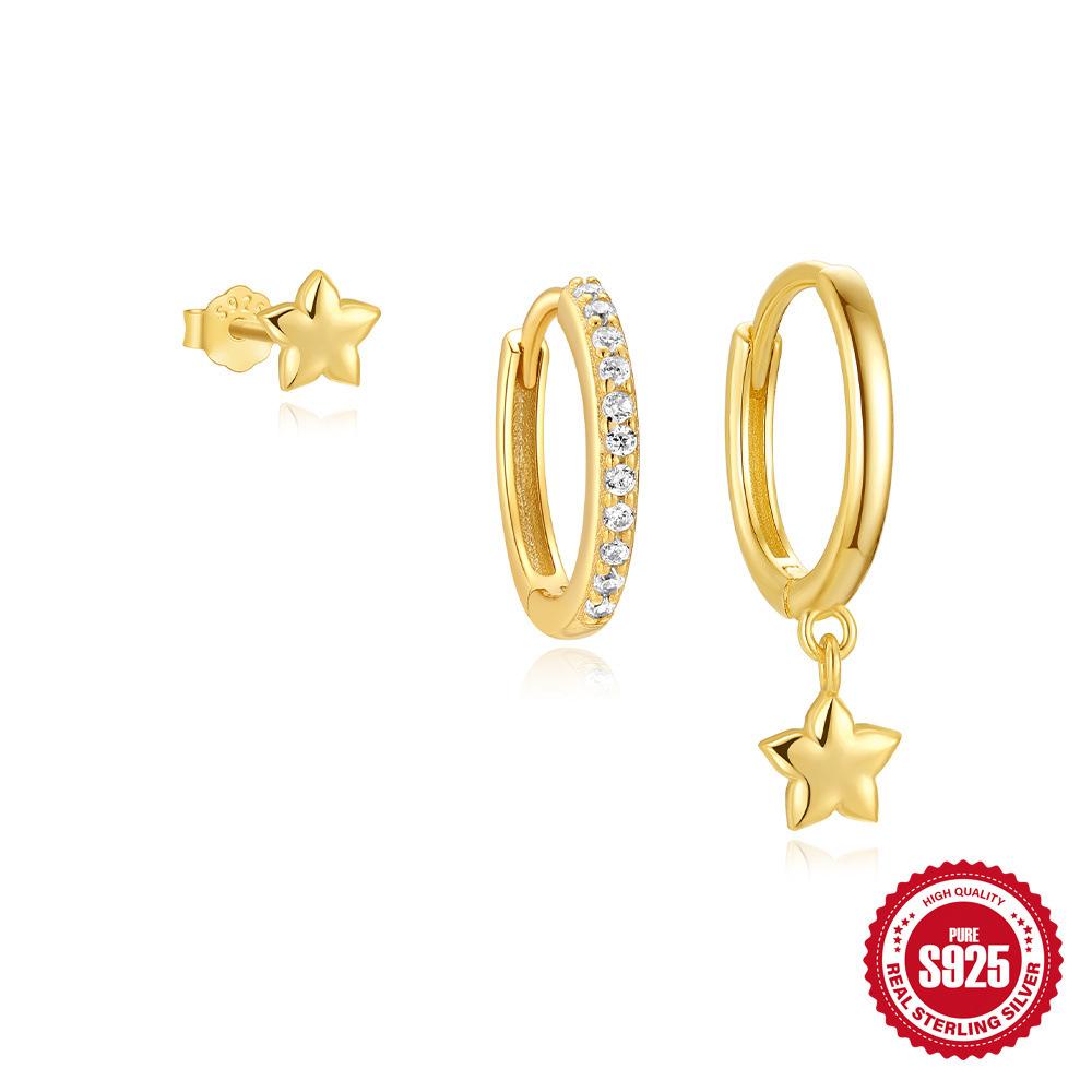 

Серьги-гвоздики Simple Ins Wind S925 Sterling Silver Love Drip Oil Turquoise With Temperament Hipster, комплект из сережек-гвоздиков для женщин 925 Silver