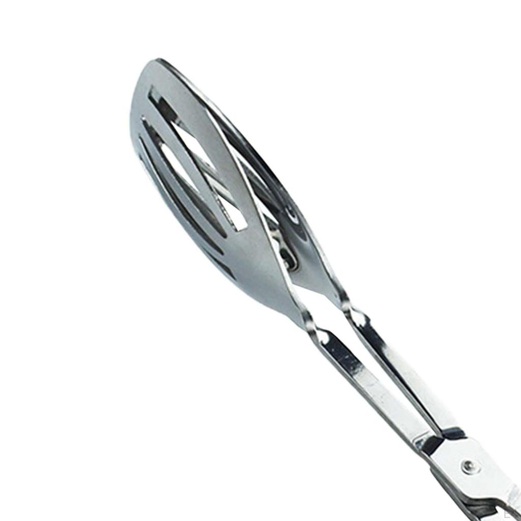 Durable Stainless Steel Kitchen Tongs - Essential Tool for Grilling and Baking