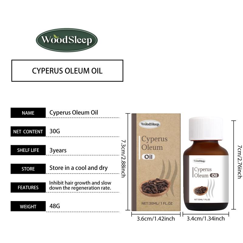 Cyperus Oleum Hair Inhibiting Oil Fast Acting Hair Remover with Skin Hydration for Body Legs and Sensitive Areas