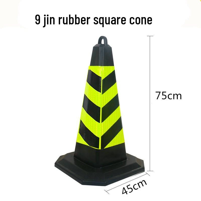 SUTE Reflective Rubber Traffic Cone