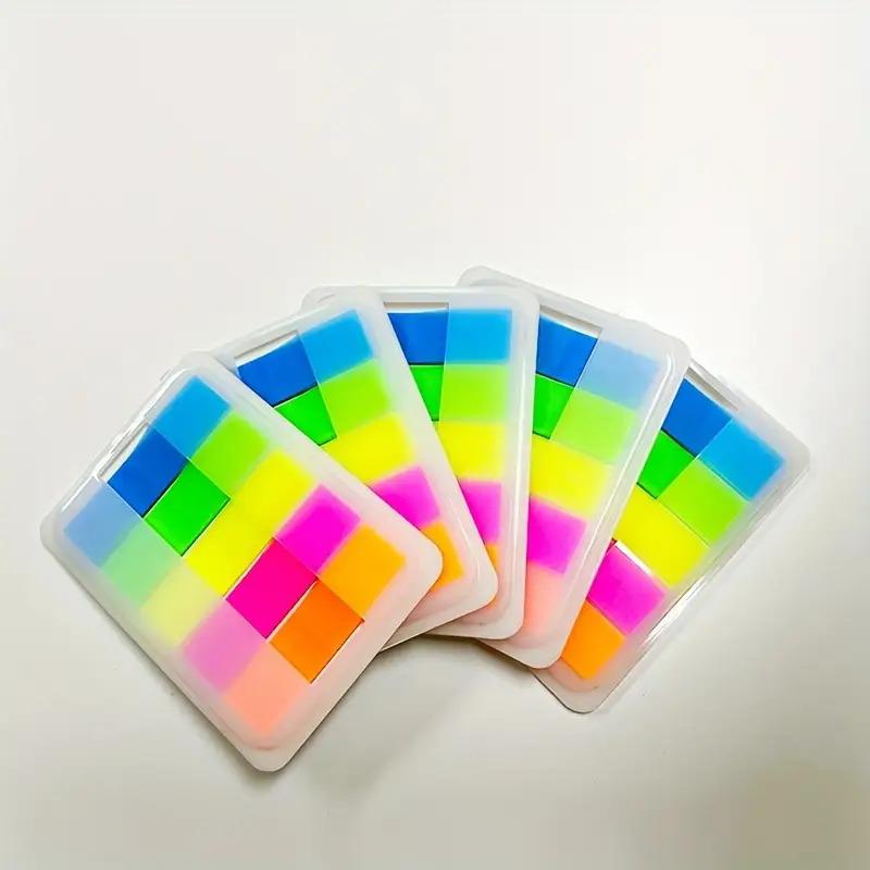 500 Blatt Morandi Transparente Selbstklebende Haftnotizen - Pastellfarben - Durchscheinende Seiten zur Farbcodierung & für Privatsphäre, Notizblock