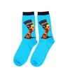 1 Pair Autumn Winter Retro Men Socks Couple Socks New Art Van Gogh Mural World Famous Oil Painting Series Funny Socks
