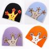 Knit Hat For Women Men With Star Pattern Warm Winter Wear For Outdoors
