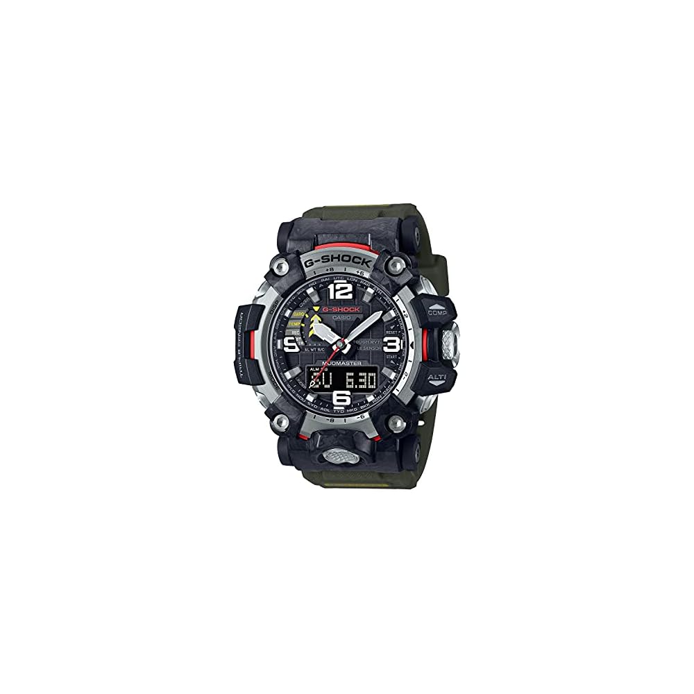 

[Casio] G-Shock Watch [Domestic Genuine Product] MUDMASTER Radio-Controlled Solar GWG-2000-1A3JF Men s Green
