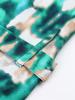 EDOLYNSA Bohemian Tie Dye Striped Bikini Cover-ups Long Tunic Sexy Kimono Dress Women Plus Size Beach Wear Swim Suit Cover Up Q1314