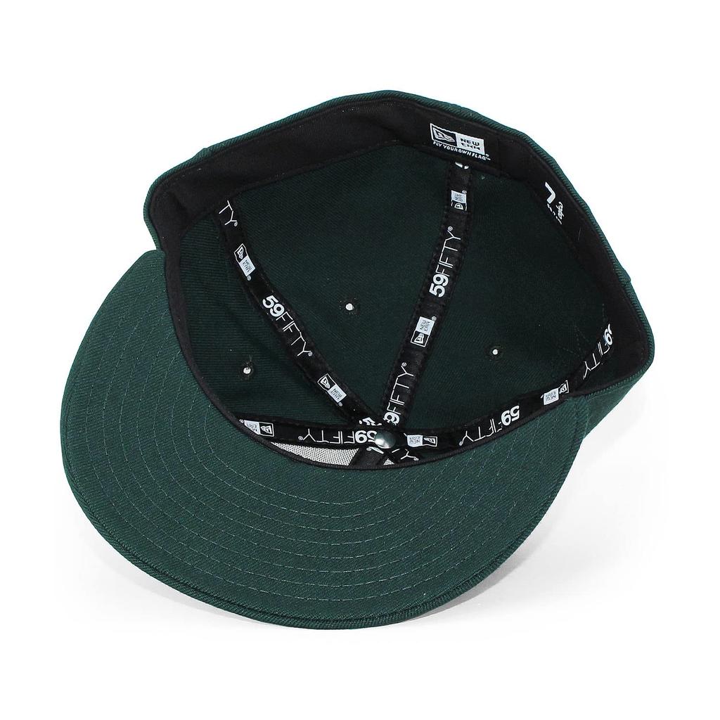 [New Era] 59FIFTY Michigan State Spartans [NCAA TEAM-BASIC FITTED CAP] MICHIGAN STATE SPARTANS 5950 Hat Green (7-14 (approx. 57.7 Cm)) [Used]