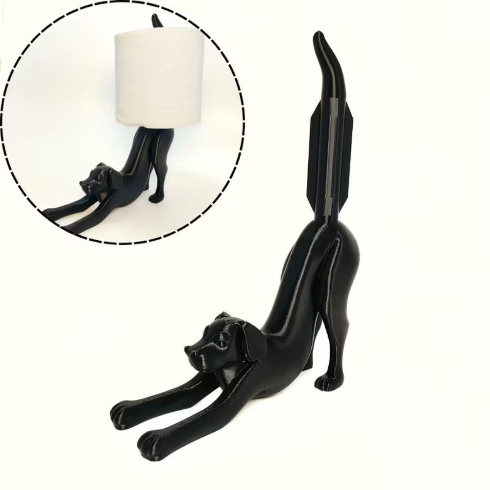 3D Printing Cat Toilet Paper Holder Dog Lion Tissue Holder Convenient Paper Towel Ornament  Toilet