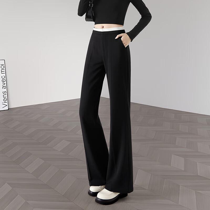 Women's High-Waist Micro Flare Commuter Long Pants