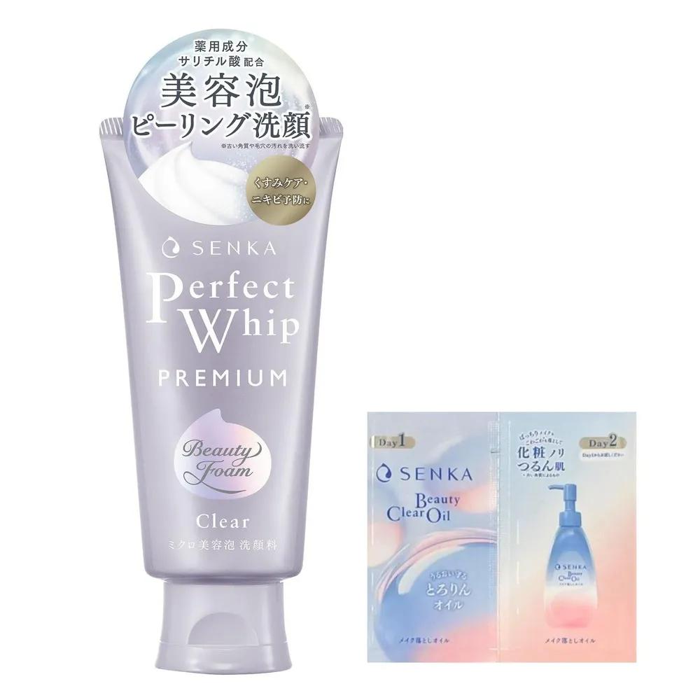 Senka Premium Perfect Whip Clear 120g 4-Pack Set