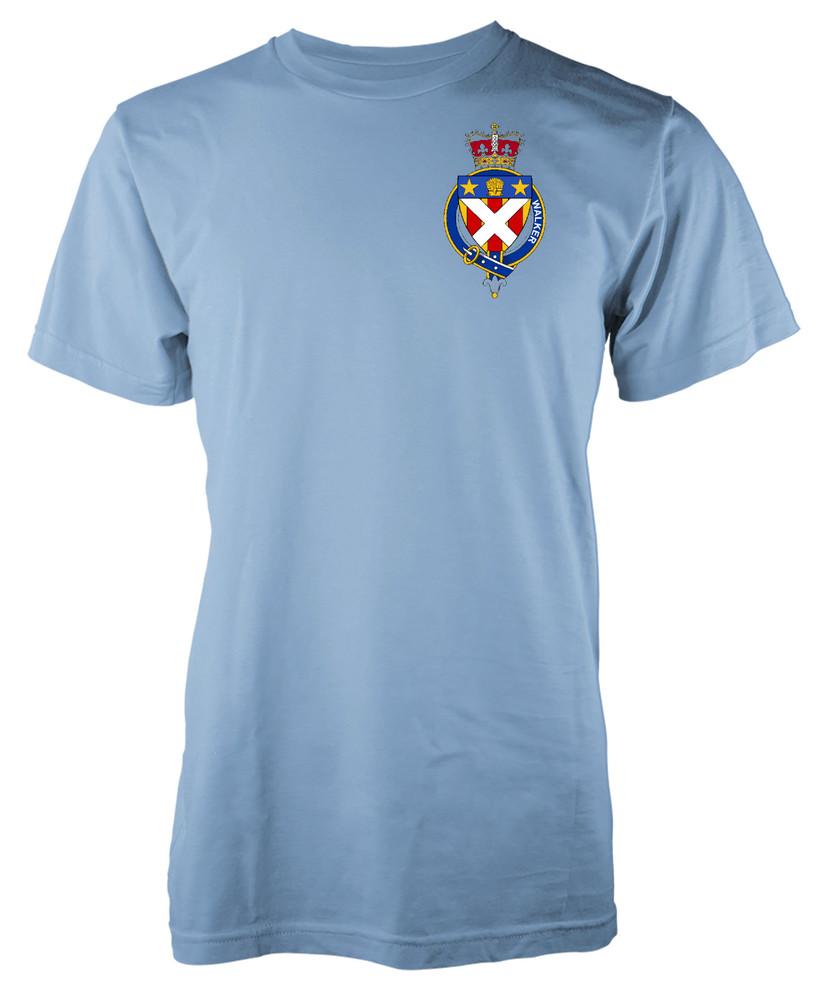 

Free Personalisation Walker Scottish Family Name T-Shirt Crest Coat Of Arms S
