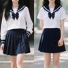 Sailor Authentic School Bow JK School Long Sleeve and Short Sailor Suit Skirt JK School Cultural Class Kansai Academy Plus British Middle School