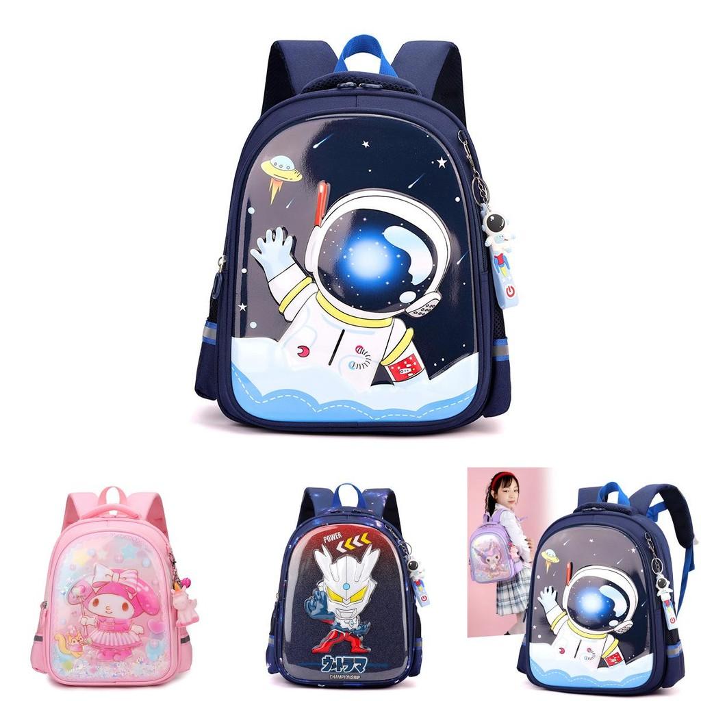 New Large Capacity Cartoon Backpack For Kids In Deep Blue Space Theme With Ultra Cute Design