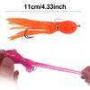 19g Octopus Fishing Lure - Lead Weighted Lifelike Squid Design, Sharp Hooks & Reinforced Body for High Attraction Saltwater Freshwater