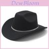 Wool Felt Jazz Hat For Men And Women With Wide Brim Sun Protection For Summer Fashion