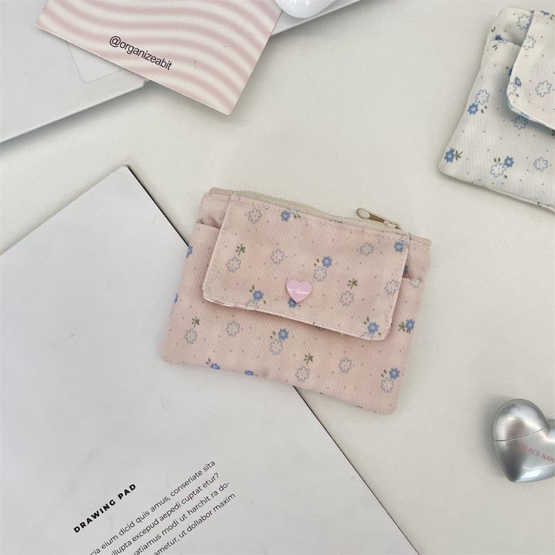 Card Bag Versatile Large-capacity Change Bag Miscellaneous Bag ID Card Bank Card Storage Double Layer