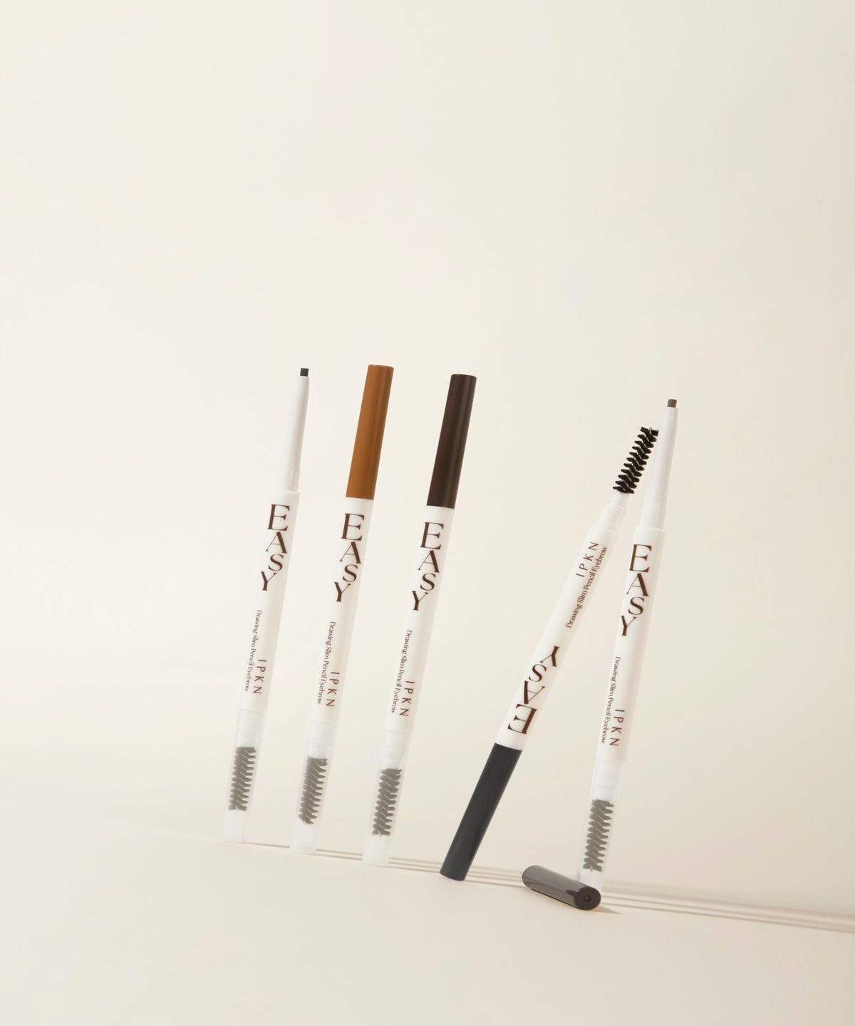 Easy Drawing Slim Pencil Eyebrow Duo (4 colors) No. 1 Gray