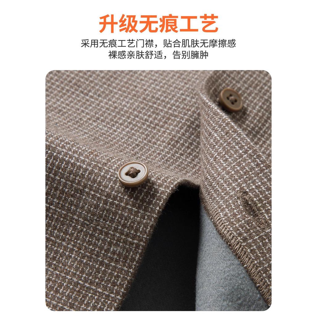 Winter Shirt Men's Long Sleeve Casual Business