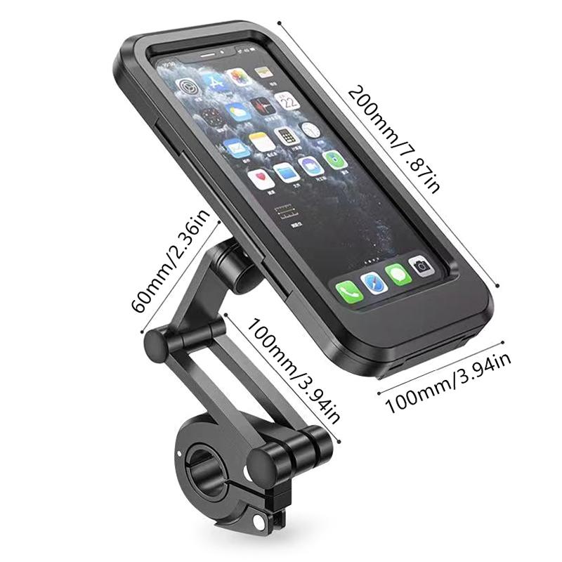 Vodotesný Držiak na Mobilný Telefón na Motorku Bicykel Magnetický Univerzálny Bicykel Gps 360° Otočný Nastaviteľný Držiak na Mobilný Telefón na Motorku