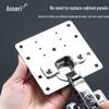 Stainless Steel Cabinet Hinge Repair Plate