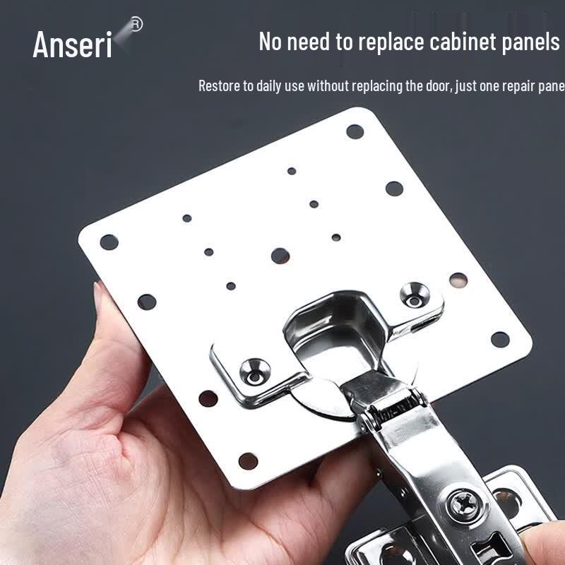 Stainless Steel Cabinet Hinge Repair Plate
