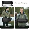 Any Weather Neck Worns Hand Warmers Zippered Storage Compartment Fabric Texture Suitable for Hiking Travel Winter Sports