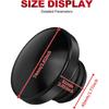 Fuel Gas Tank Vented Decorative Cap Fit For Harley Touring Softail Dyna XL | Motorcycle Black CNC Aluminum Vented Design Gas Cap Fit For Harley