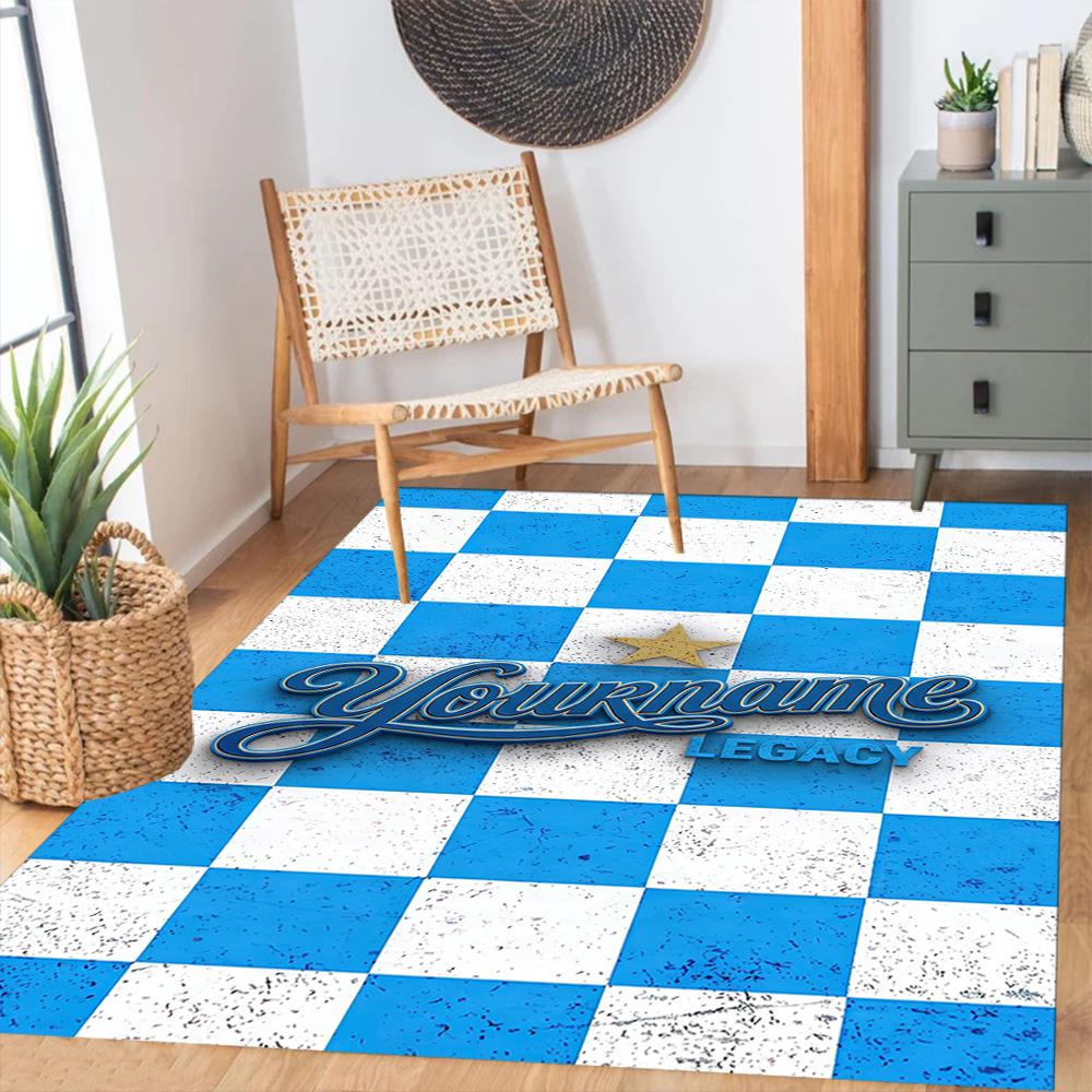 Fc Zenit Saint‑petersburg 32 Customize Text Floor Rug Office Rug Perfect for Game Room Dormitory Hallway Balcony Antislip Carpet Office home decor