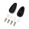 2Pcs Rearview Mirror Block Off Base Plates Cover Black For BMW S1000RR 2019-2023