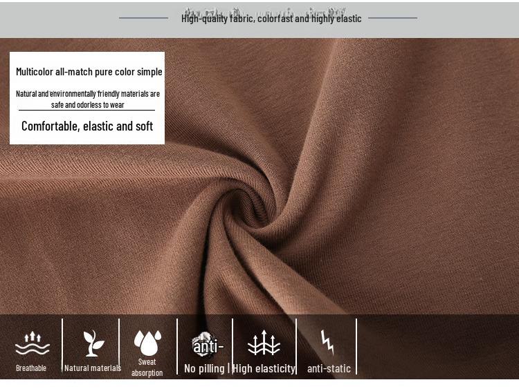 Women's Long-Sleeve Slim Fit Korean Style T-Shirts for Autumn/Winter with Half-High Collar