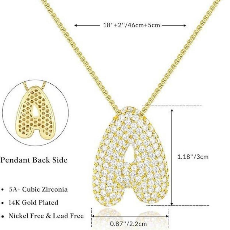 Ladies' Diamond Metal Necklace, Heavy Craftsmanship Premium Design Initial Necklace, Gift for Women, Holiday Present, Party Jewelry.