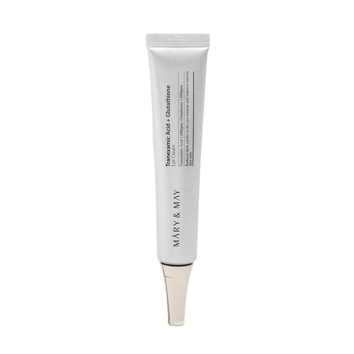 Mary&May Tranexamic Acid + Glutathione Eye Cream 30ml (Brightening & Firming Undereye Care)