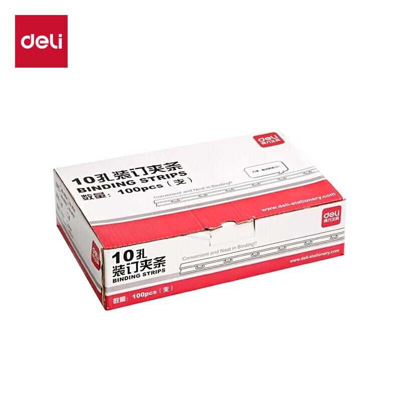 Deli 3825 10-Hole Binding Strips CN plug (adapter included)