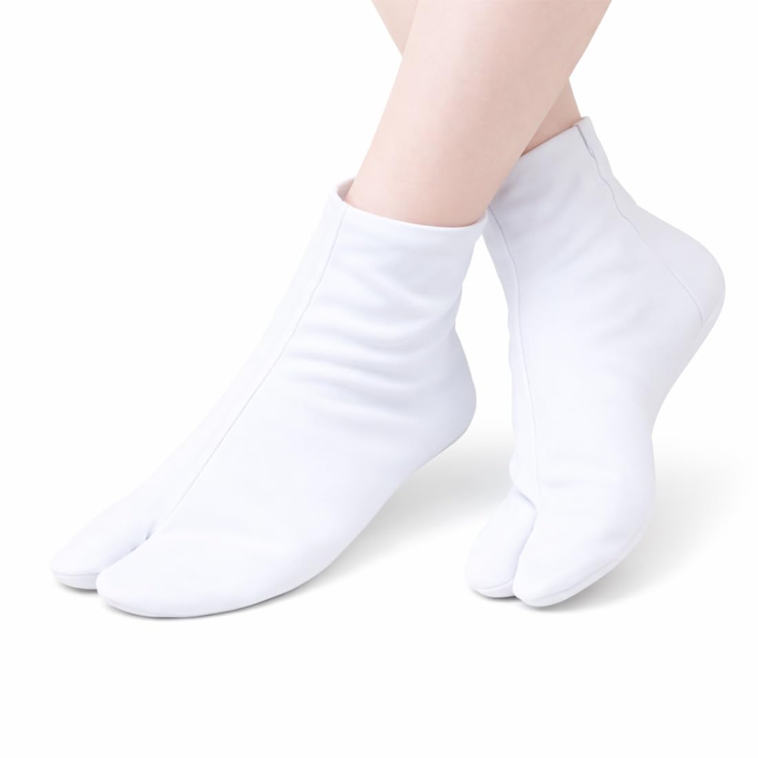 

[Toray] Stretch Tabi Socks, 5-Clasp, Unisex, Sutorettitabi, Stretchable, Size M (22.5-23.5cm), White
