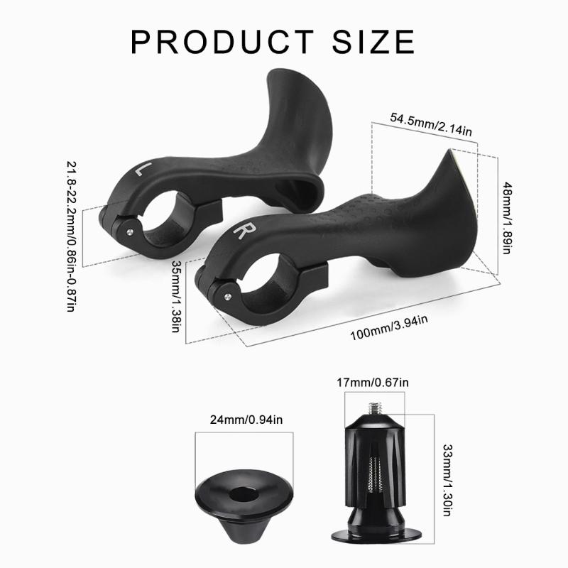 Mountain Bicycles Bar Ends Ergonomic Bicycles Handlebars Extension Grip Bicycles Bar Ends Mountain Bike Handlebars Ends