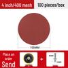 4-Inch Self-Adhesive Flocking Sandpaper Discs for Electric Drill & Angle Grinder – 100mm Polishing & Woodworking Tool.