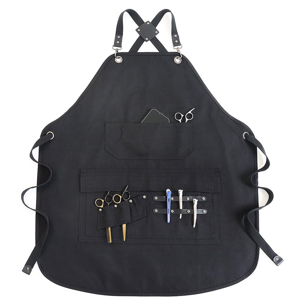 Waterproof Stain-Resistant Barber Apron with Custom Logo for Hair Salon Work