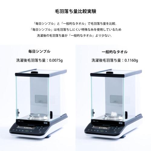 [.co.jp Exclusive] Towel Laboratory Everyday Simple #001 Face Towels, Soft Gray, 5-Piece Set, Standard Type, Medium Weight, Low Lint, Fast Absorbency,