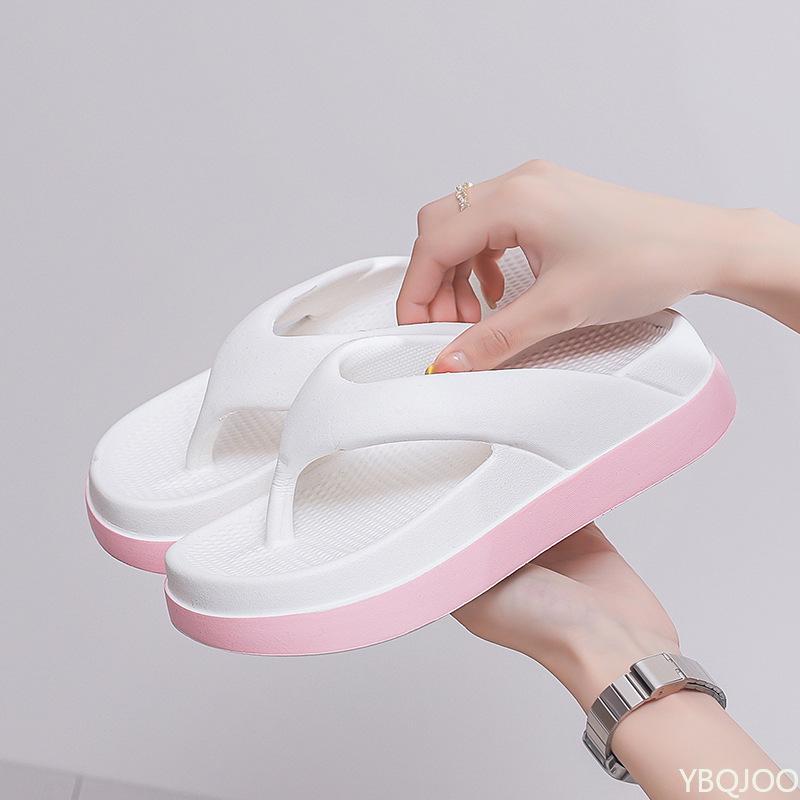 Fashion Summer New style flip flops Ladies outdoor non slip shoes Thick soled Beach Shoes Fashion Women's Cold slippers Mujer Zapatos