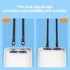 New Ultra Thin Metal Phone Lanyard Gasket Patch Stainless Steel Sturdy Hanging Cord Clips Cellphone Safety Connecter Accessories