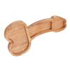 Aperitif Board Composite Wood Trumpet Shape Cooked Food Platter for Housewarming Gift