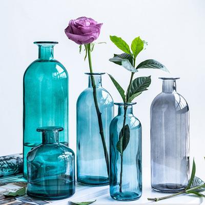 Dill Creative Living Room Weddings Parties Glass Bottle Flower Pot Table Decor Home Decoration Flower Vase Glass Vase