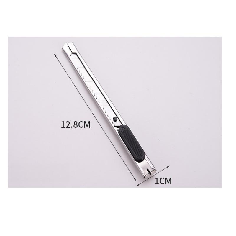 1PC Small Stainless Steel Utility Knife Portable Detachable Office Supply Metal Paper Knife Student Stationery Hand Tool Knife